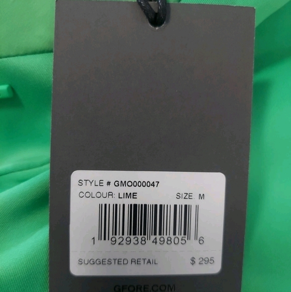 G Fore Mens Golf Vest Size Medium Lime Green Maverik Hybrid 4 Way Stretch New - Picture 11 of 12